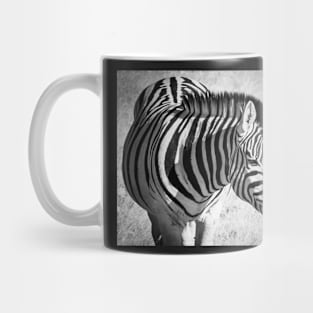 Black and white zebra. Mug